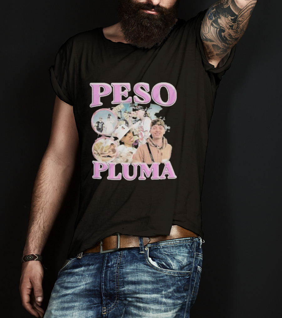 Peso Pluma Pink Collage T-Shirt