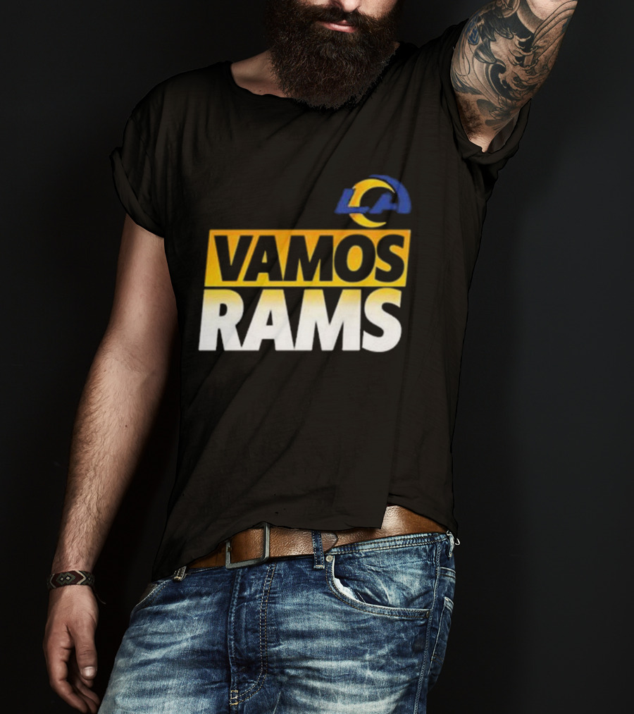 Los Angeles Rams Vamos American Football LA T-Shirt