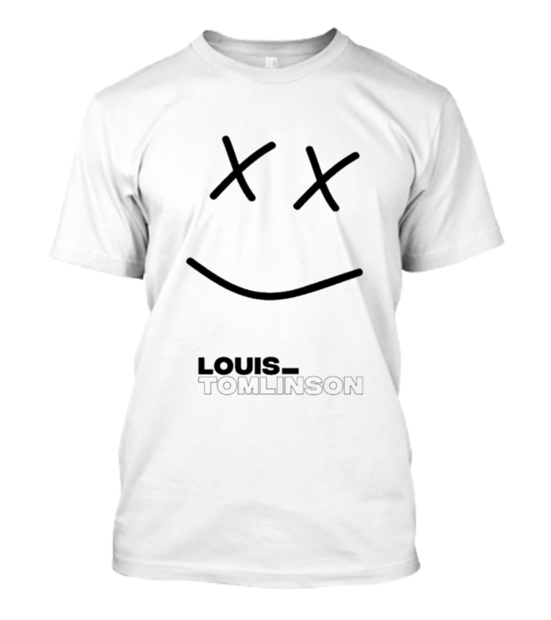 LOUIS TOMLINSON Smiley Face XX Eyes T-Shirt