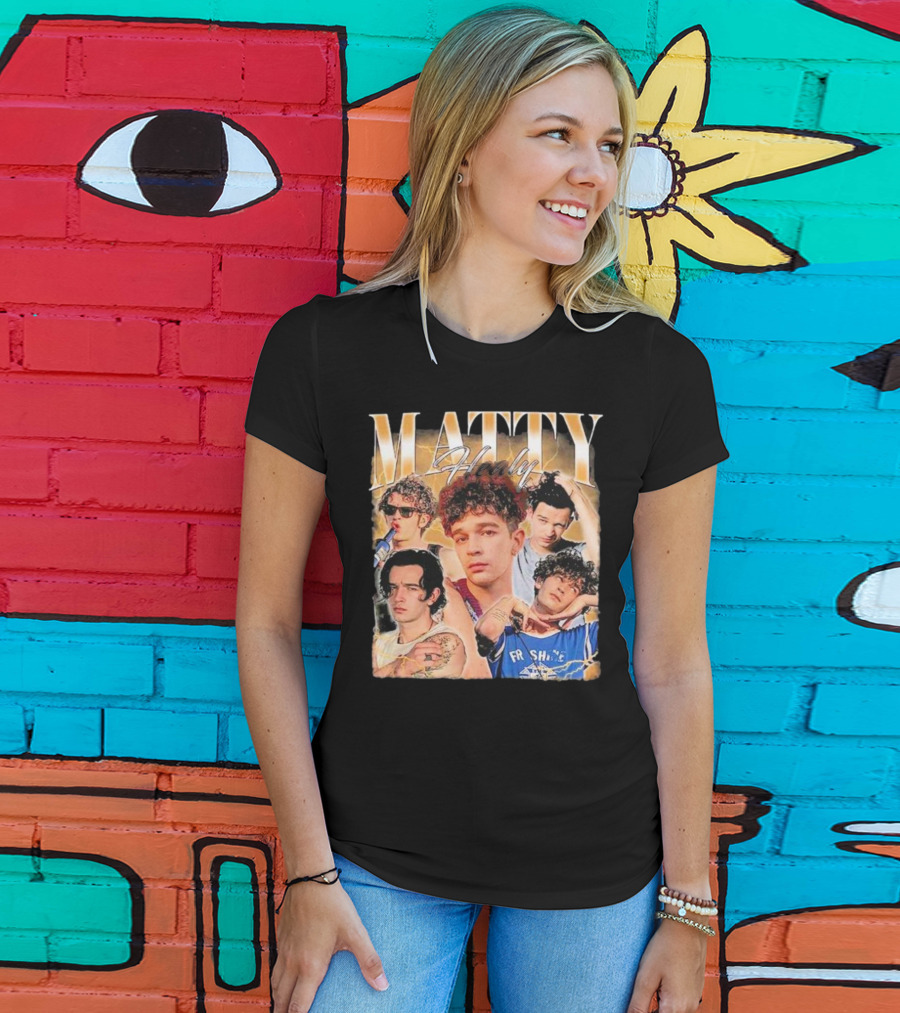 MATTY HEALY Collage Vintage Aesthetic T-Shirt
