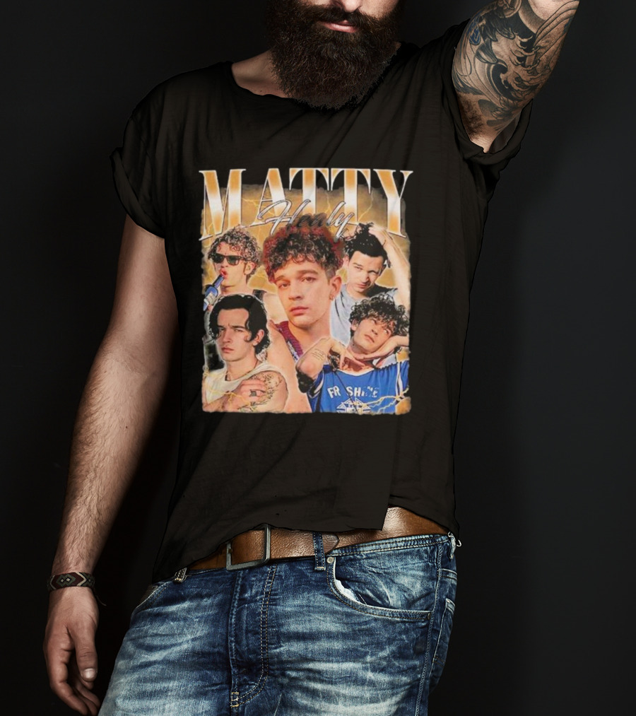 MATTY HEALY Collage Vintage Aesthetic T-Shirt