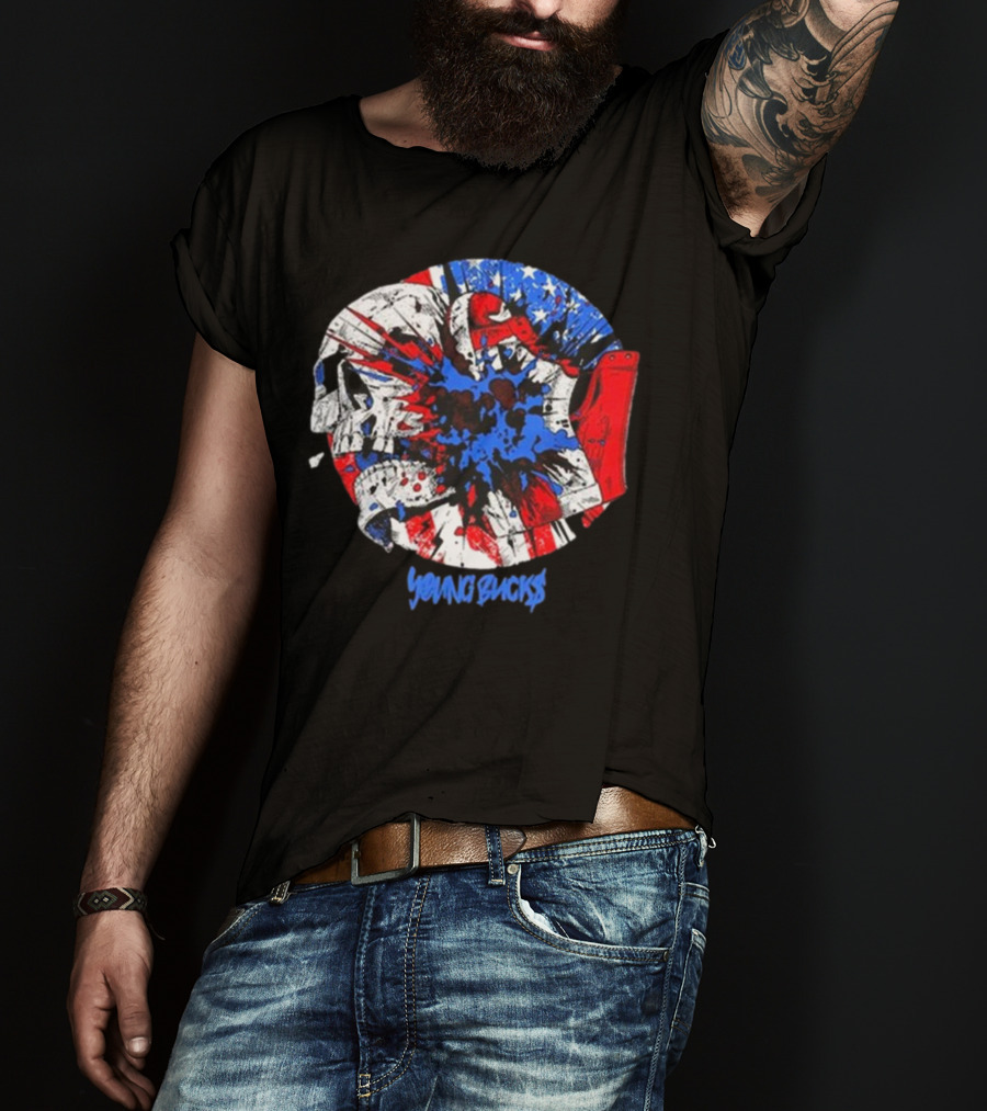 Young Bucks Kickstart Fireworks Explosion T-Shirt