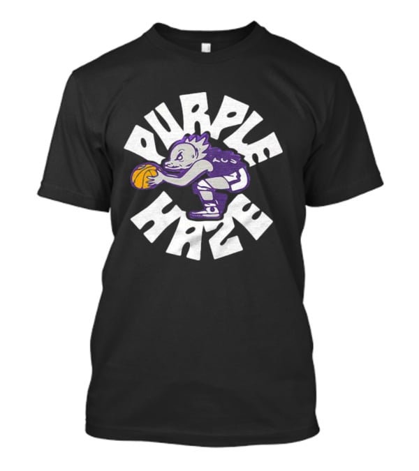 TCU Basketball Purple Haze Frog Basketball Player T-Shirt