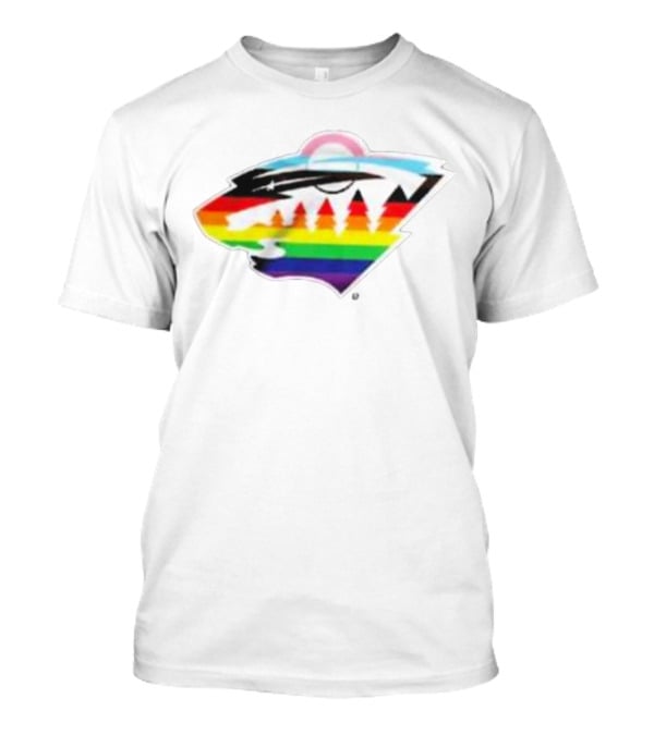 Minnesota Wild Rainbow Pride NHL T-Shirt