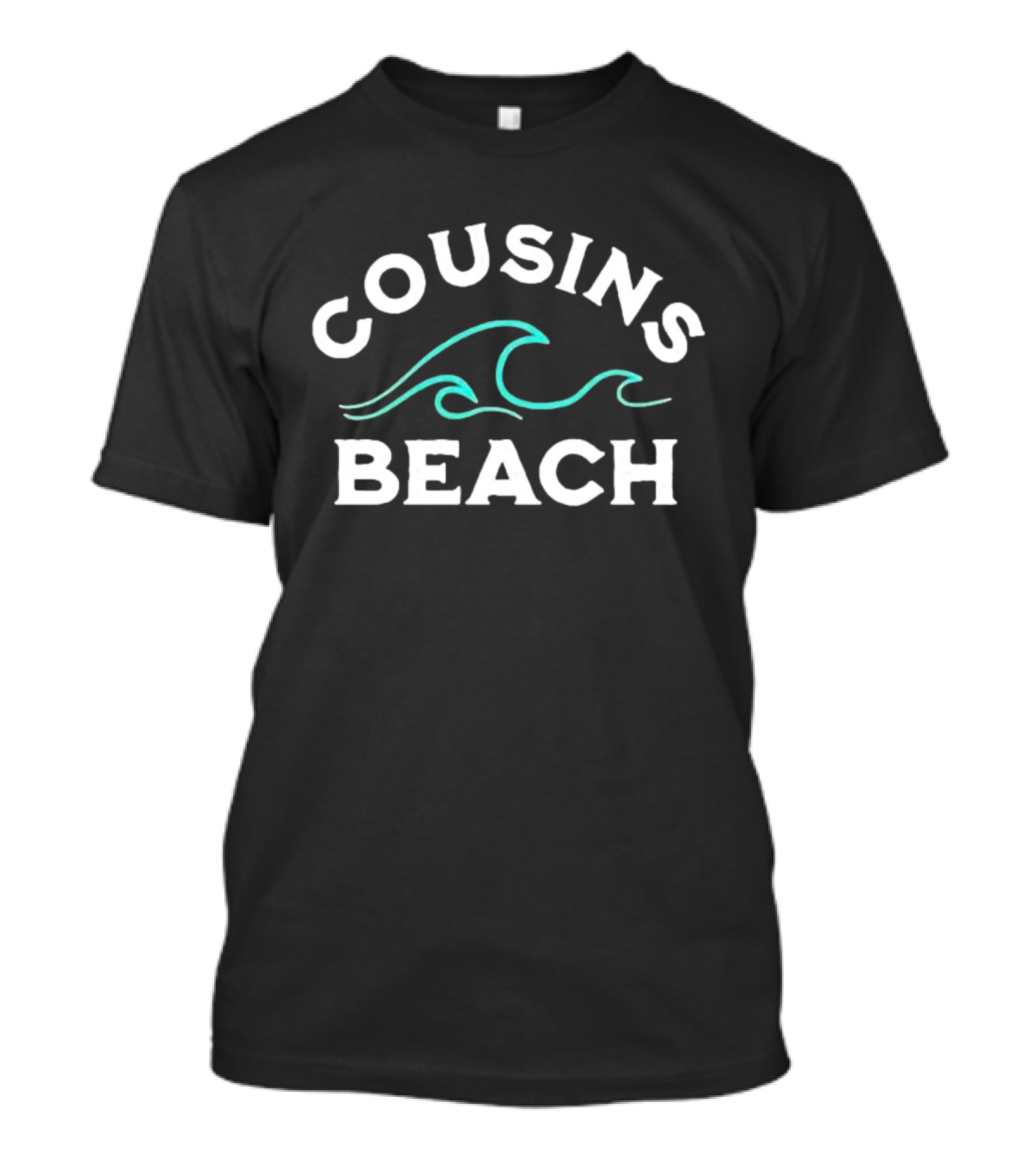 Cousins Beach Ocean Waves Summer T-Shirt