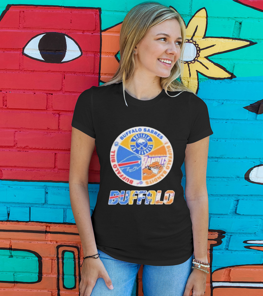 Buffalo Sabres Bandits Bills Team Sport Legend T-Shirt