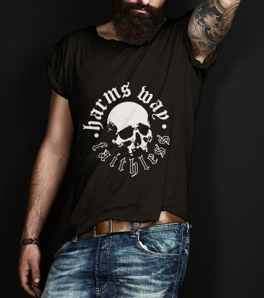 Harm's Way Faithless Skull T-Shirt