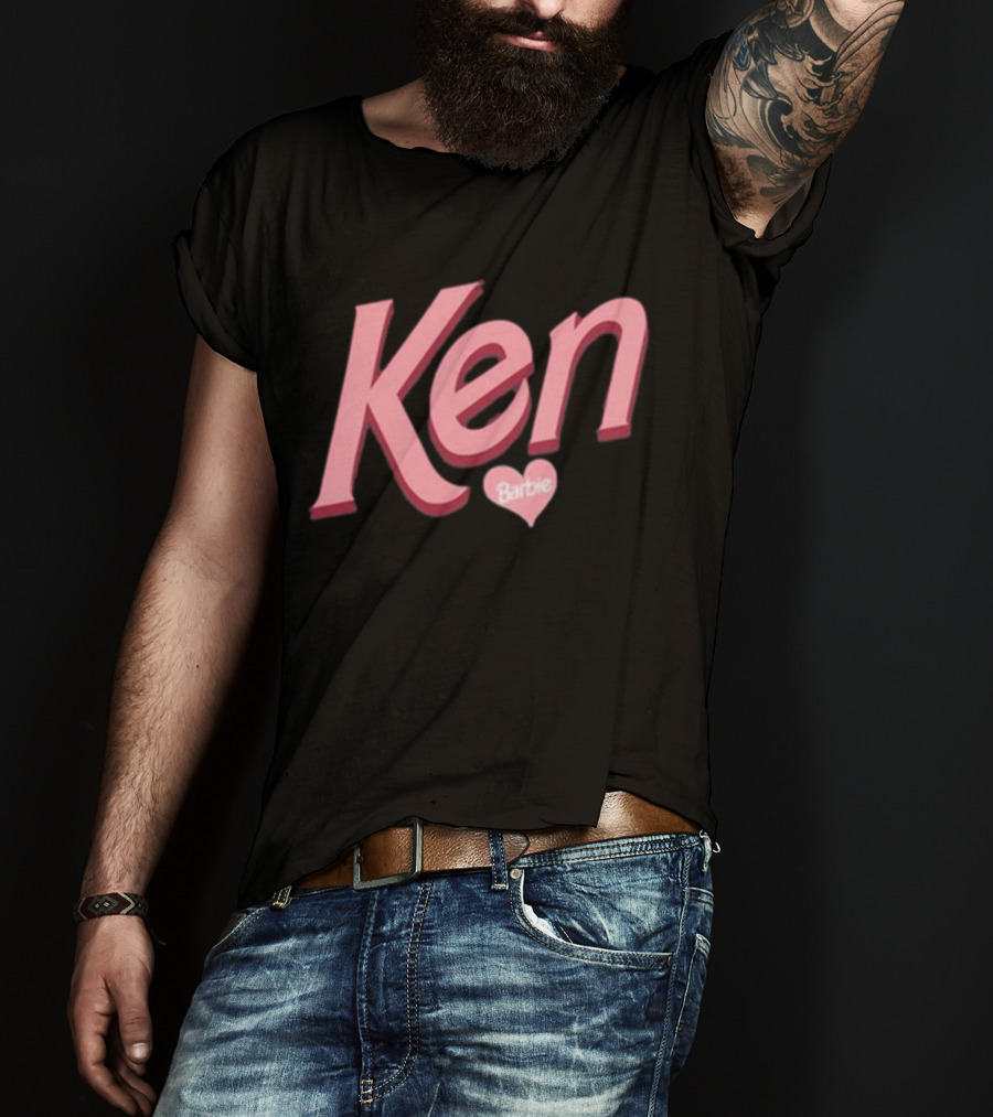 Ken Barbie Heart Love Valentine's T-Shirt