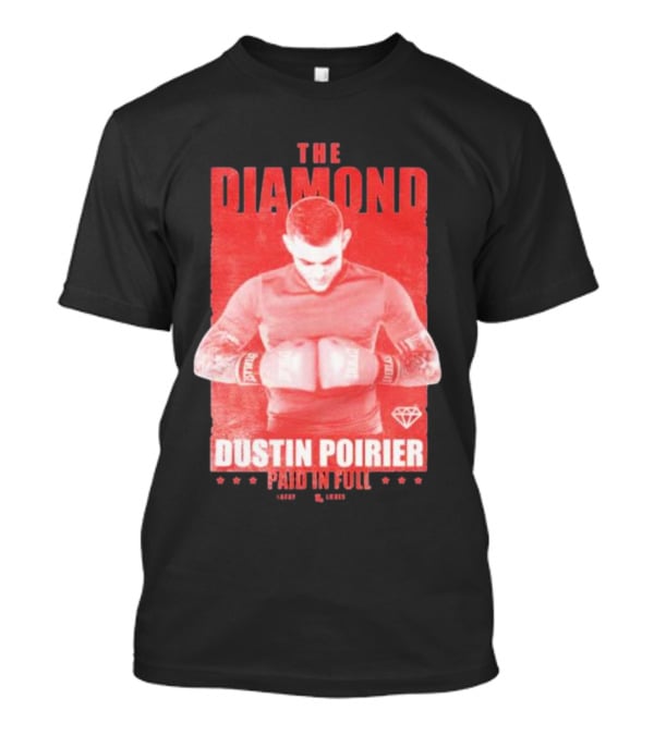 The Diamond Dustin Poirier Paid In Full Diamond Boxing T-Shirt