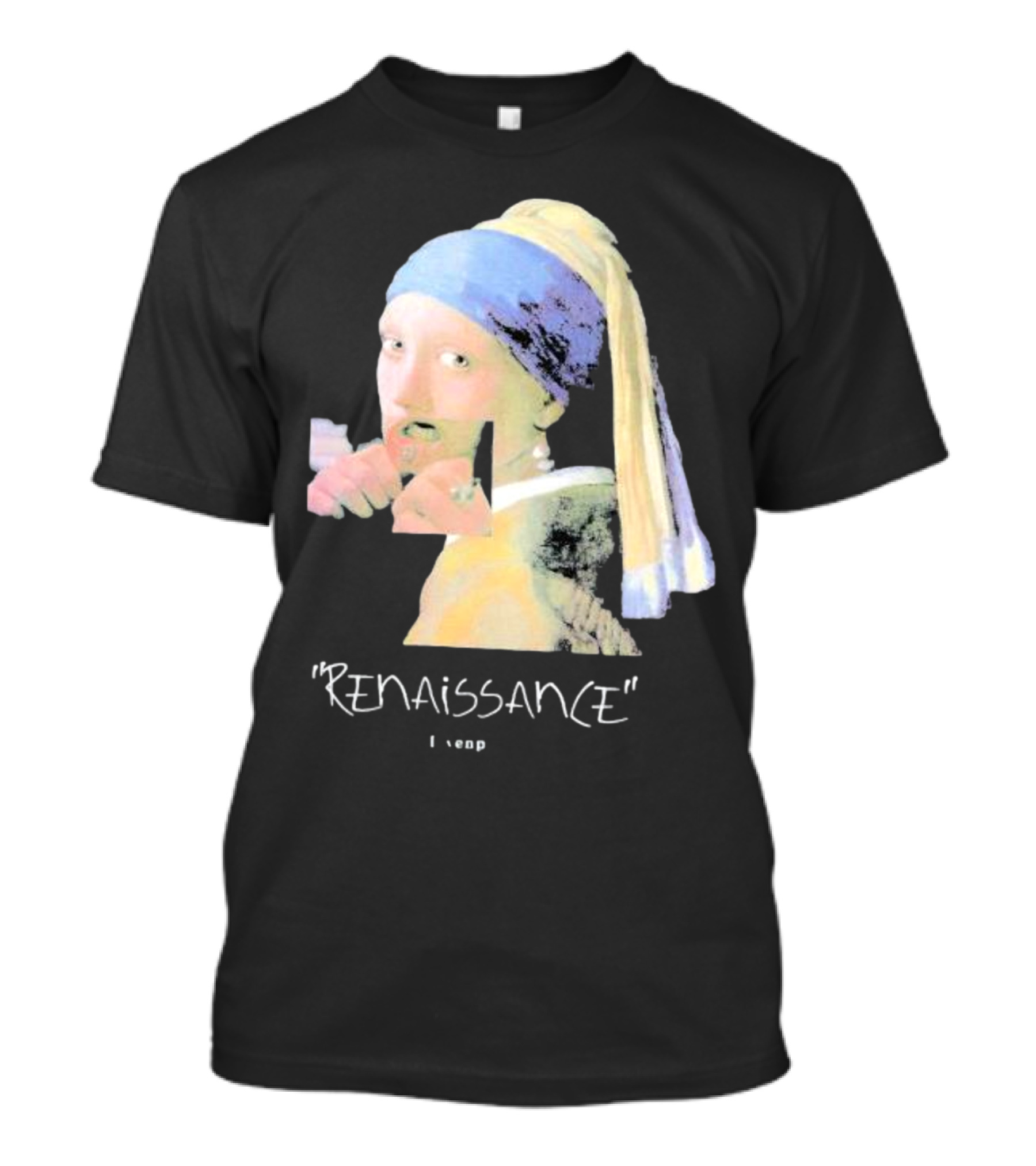 Renaissance Girl With A Pearl Earring Eleven Paris Men's T-Shirt