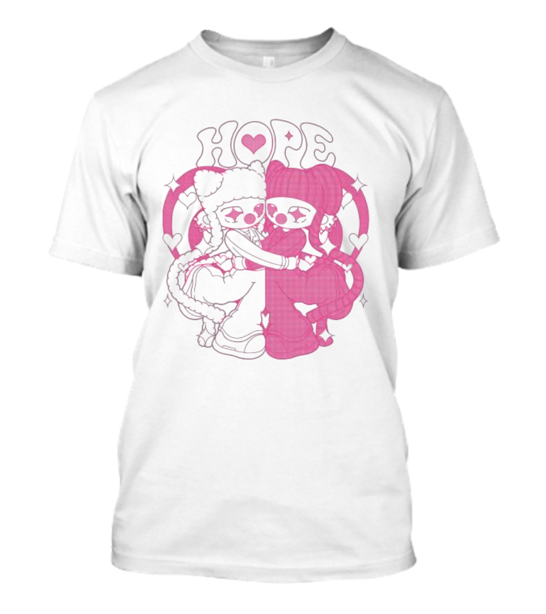 Hope Heart Embrace LizI Grace T-Shirt