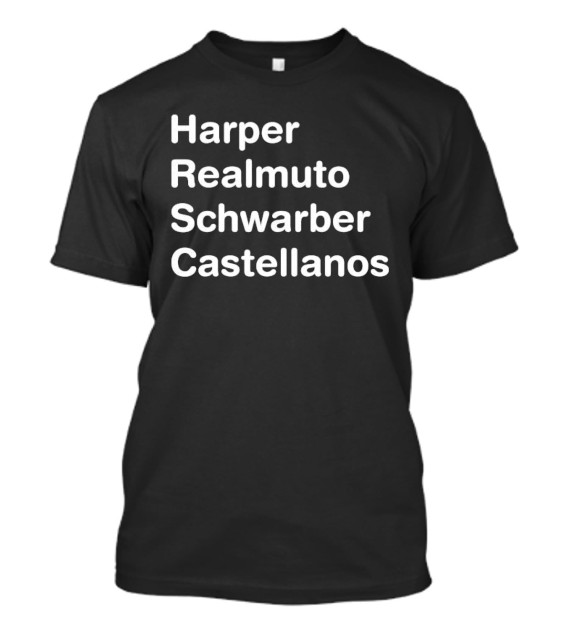 Harper Realmuto Schwarber Castellanos Philadelphia Baseball Team Star Players T-Shirt