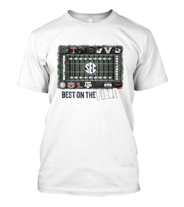 SEC Football Conference Best On The Field Stadium T-Shirt