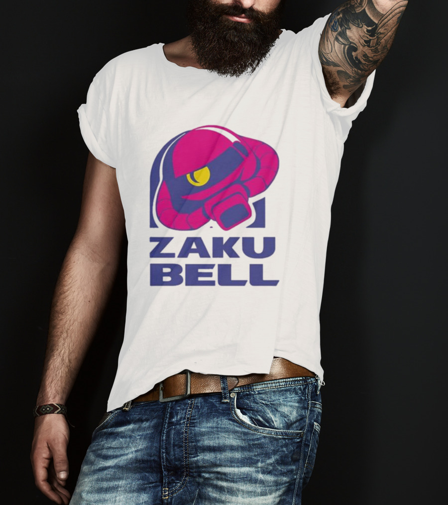 Dead Set Media Zaku Bell Mecha Fast Food Mashup T-Shirt