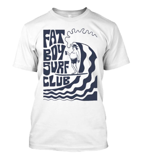Fat Boy Surf Club Big Wave Jerry Surfing Adventure T-Shirt
