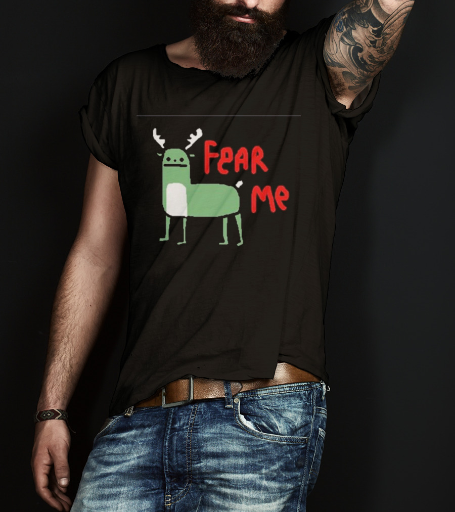 Buck Fear Me Spooky Deer T-Shirt