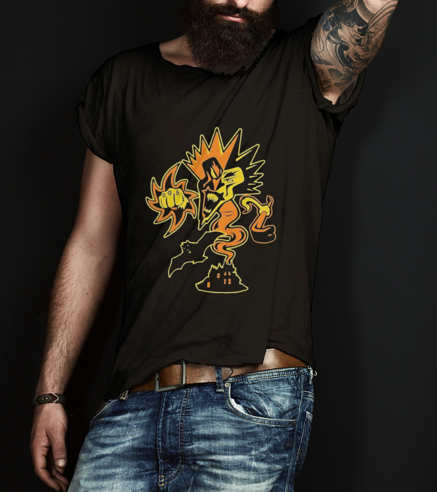 Fearless Fred Fury 665 House Bat Fist Smoke T-Shirt