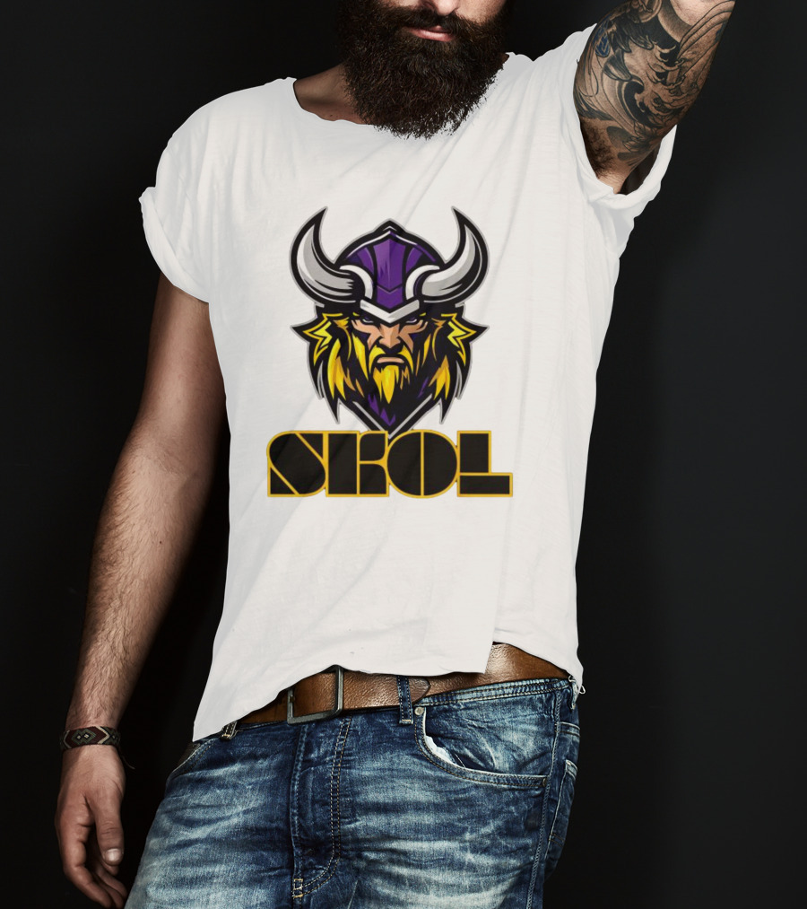Minnesota Vikings Skol Scandinavian Pride Viking T-Shirt