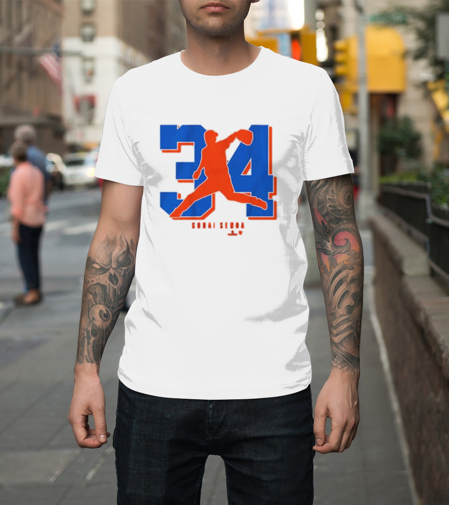 Kodai Senga 34 New York Mets Pitcher T-Shirt