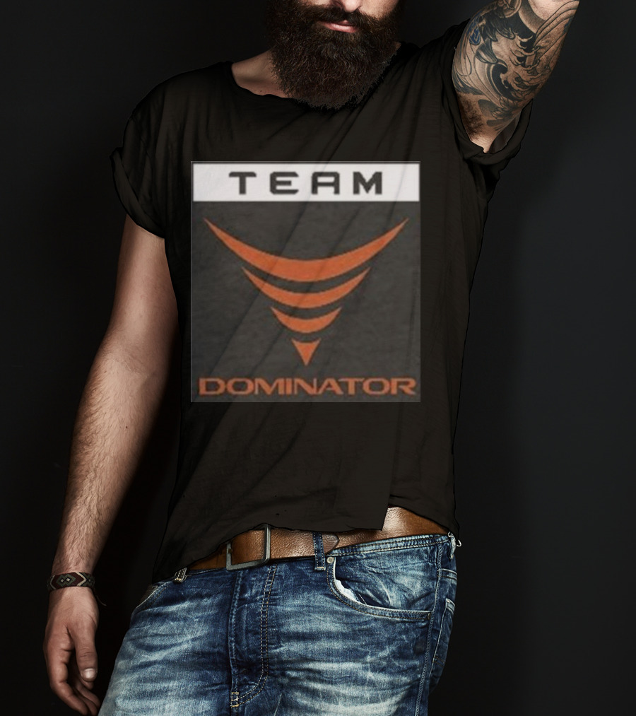 TEAM Dominator Minimal Logo Athletic T-Shirt