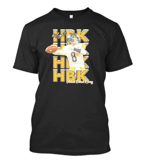 Eight HBK Heart Break Kenny Steelers Player Number 8 T-Shirt