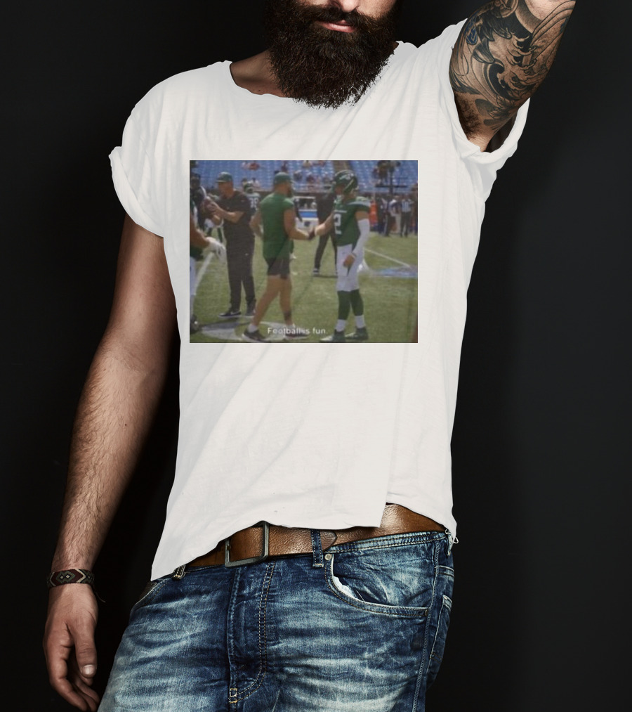 Zach Wilson Football Is Fun Football Is Fun T-Shirt
