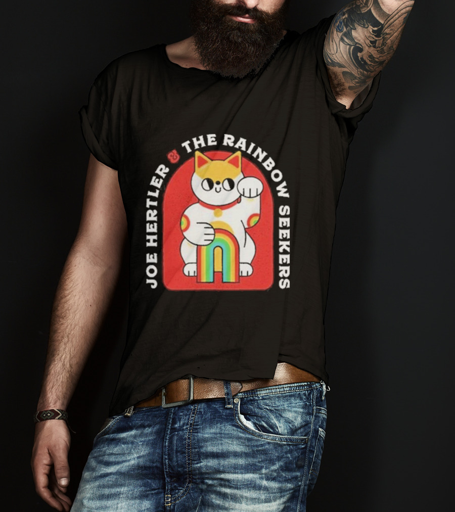 Joe Hertler And The Rainbow Seekers Lucky Cat T-Shirt