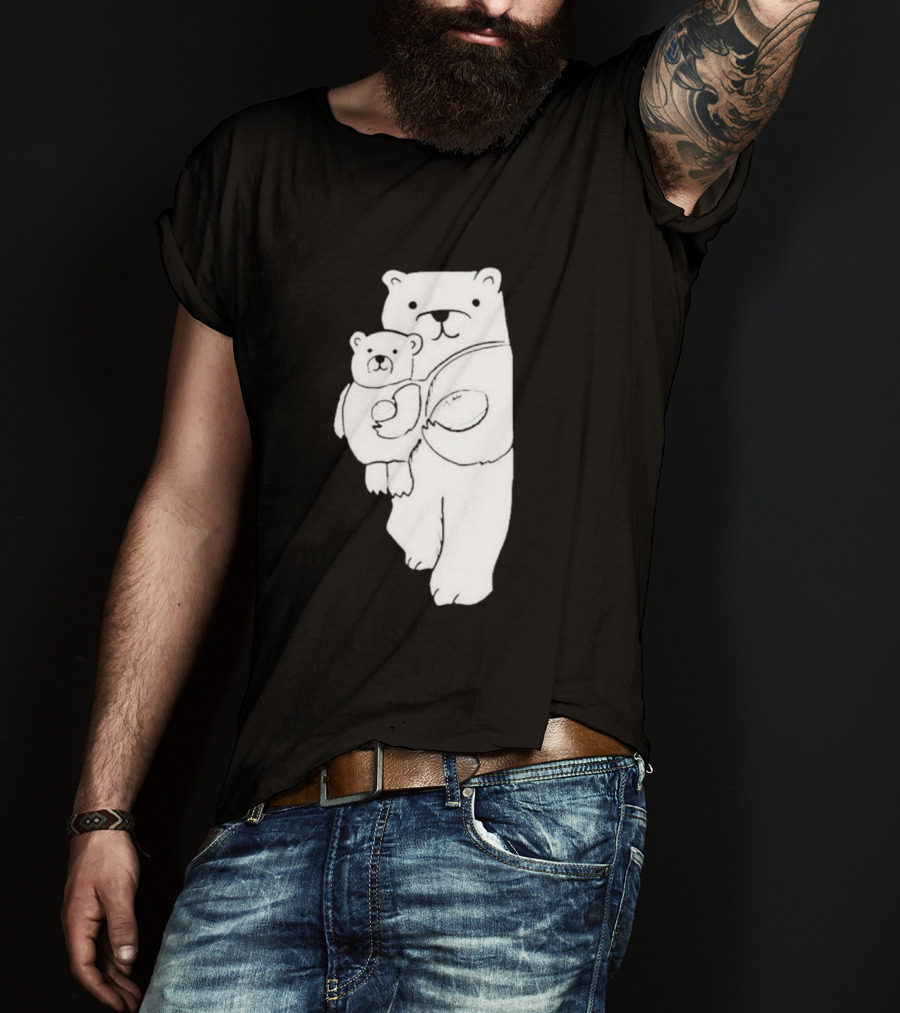 Nathan W Pyle Illinois Bear And Cub Duo T-Shirt