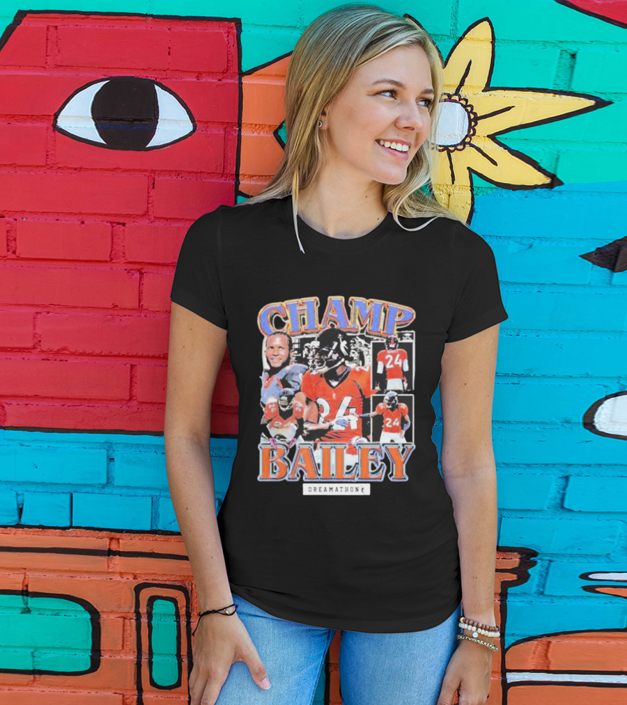 CHAMP BAILEY DREAMATHON NFL 24 T-Shirt