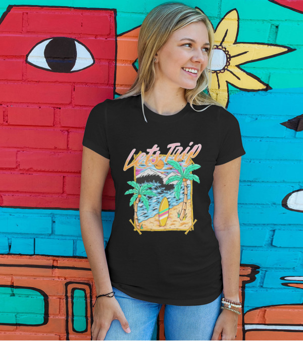 Sturnioloclothing Let’s Trip Palm Beach Paradise Adventure T-Shirt