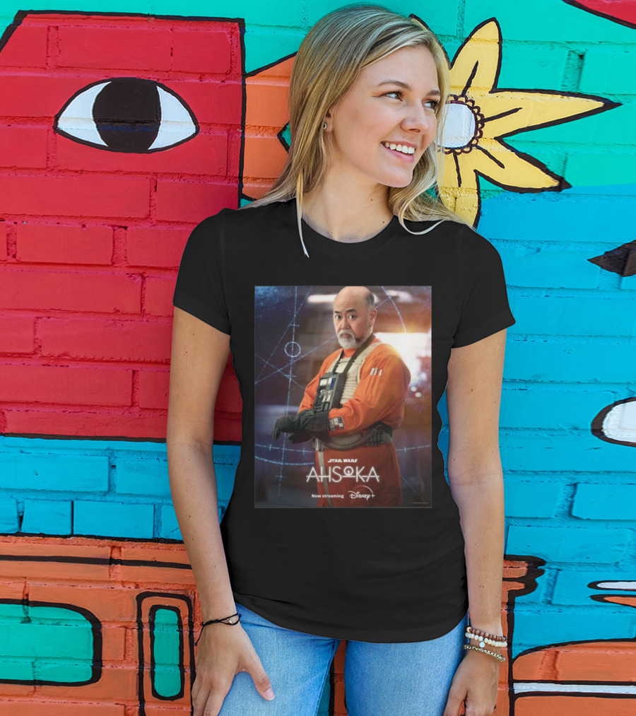 Ahsoka Carson Teva Character Star Wars Disney Plus Now Streaming T-Shirt