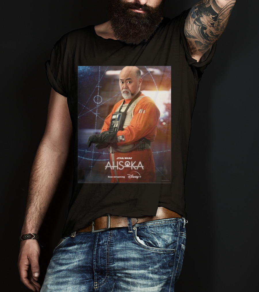 Ahsoka Carson Teva Character Star Wars Disney Plus Now Streaming T-Shirt