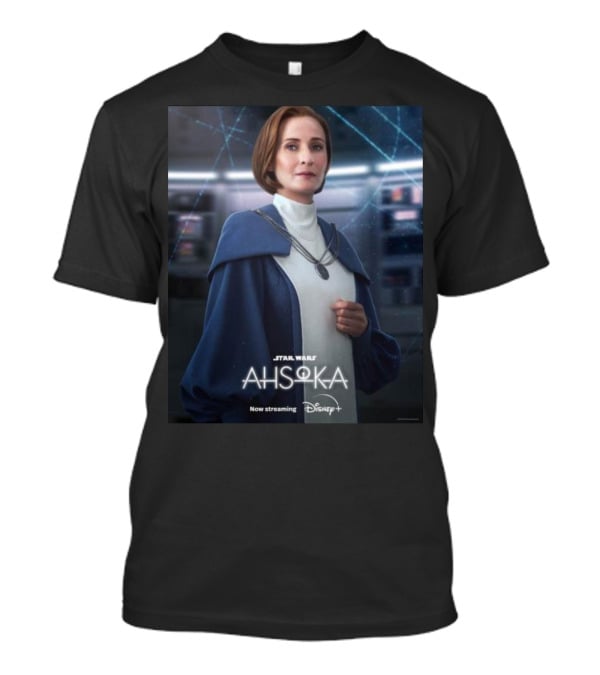 Star Wars Ahsoka Now Streaming Disney Plus Mon Mothma Character T-Shirt