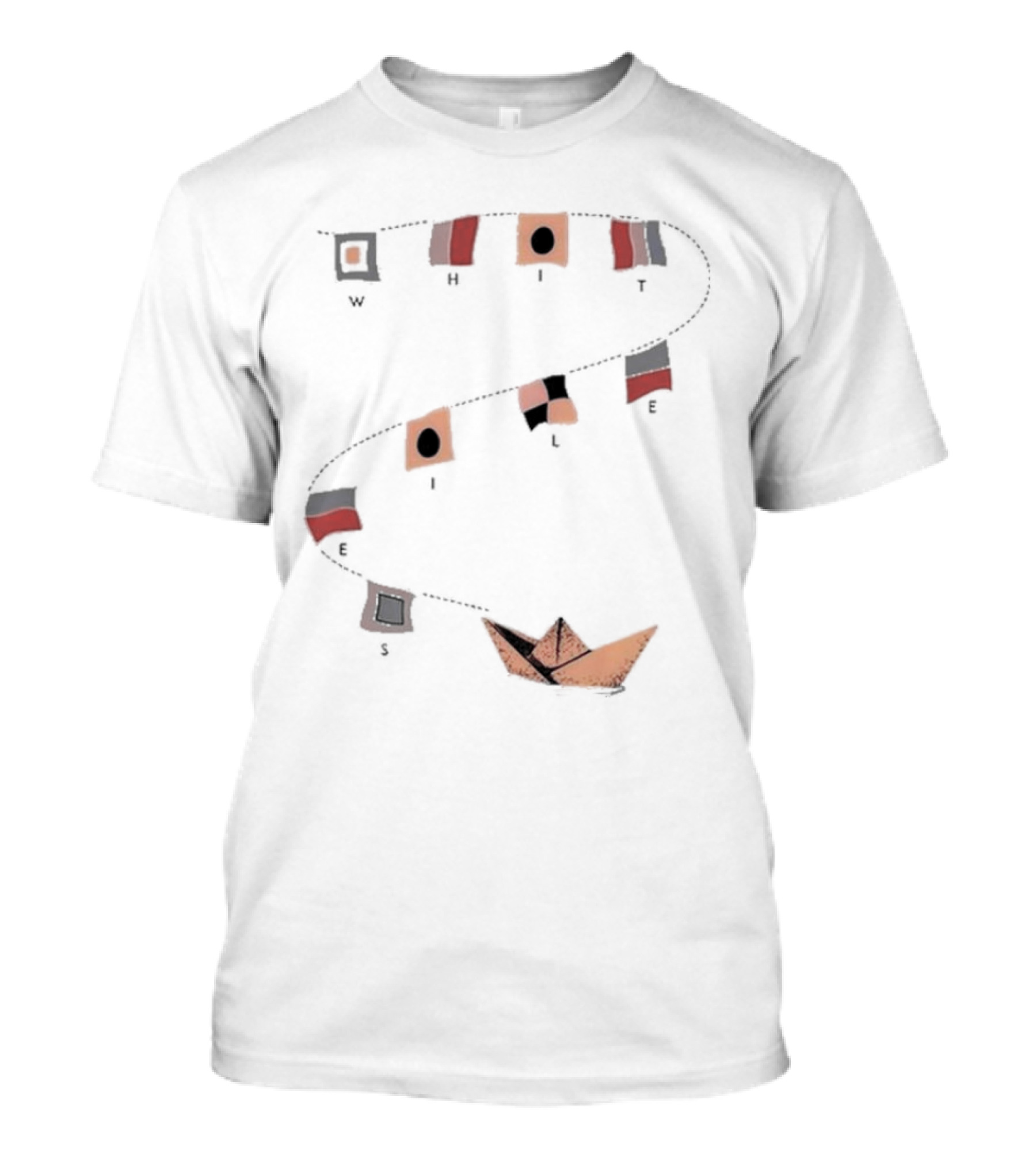 White Lies Nautical Flags 9 20 23 T-Shirt