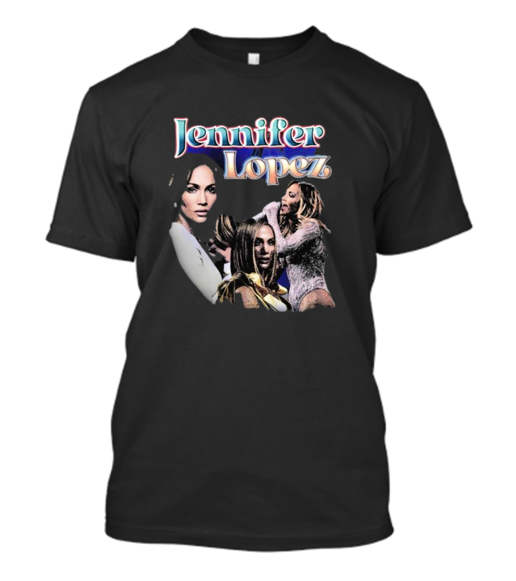 Jennifer Lopez Iconic Pop Diva Montage T-Shirt