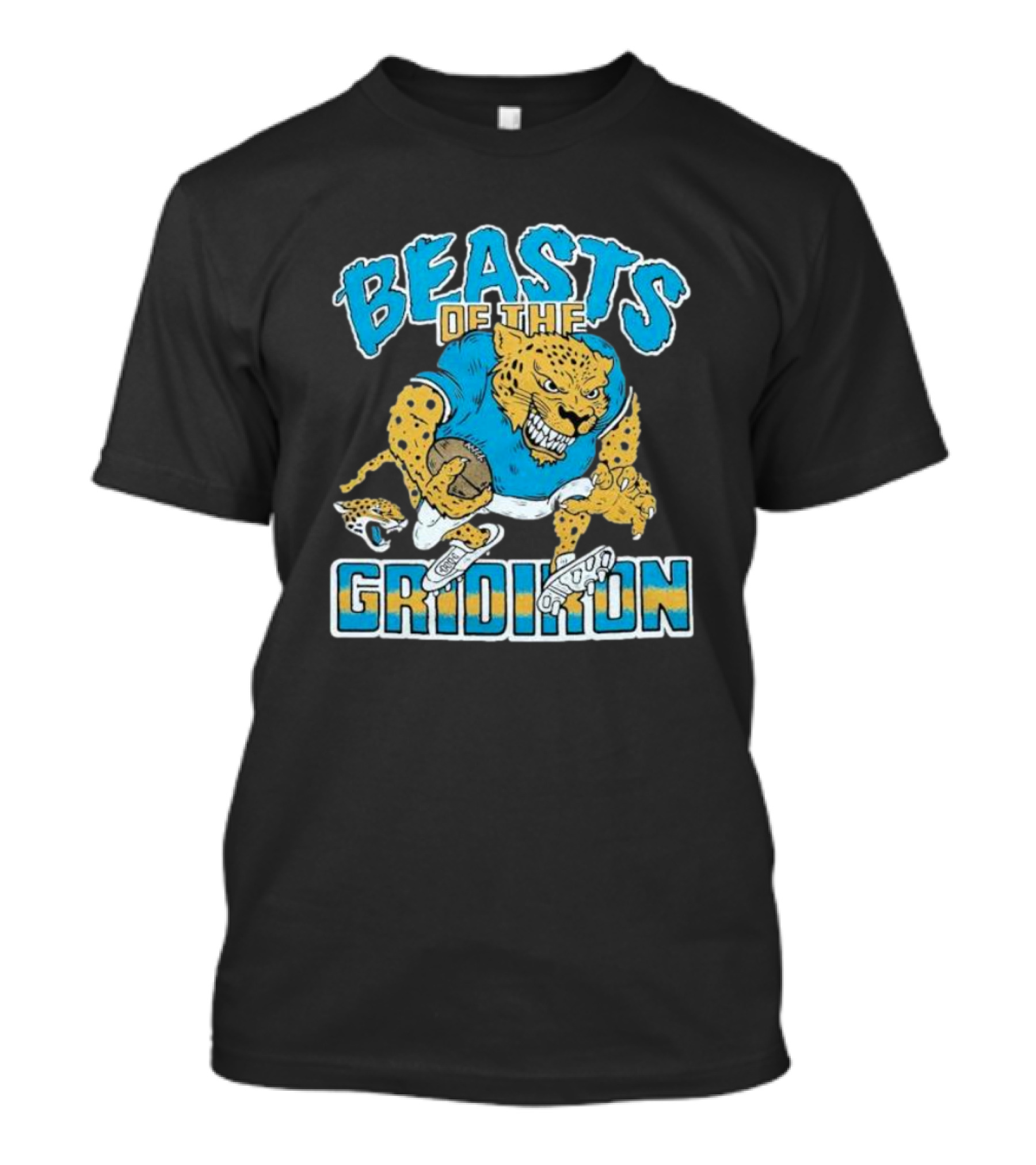 Jacksonville Jaguars Beasts Of The Gridiron Fierce Football Jaguar T-Shirt