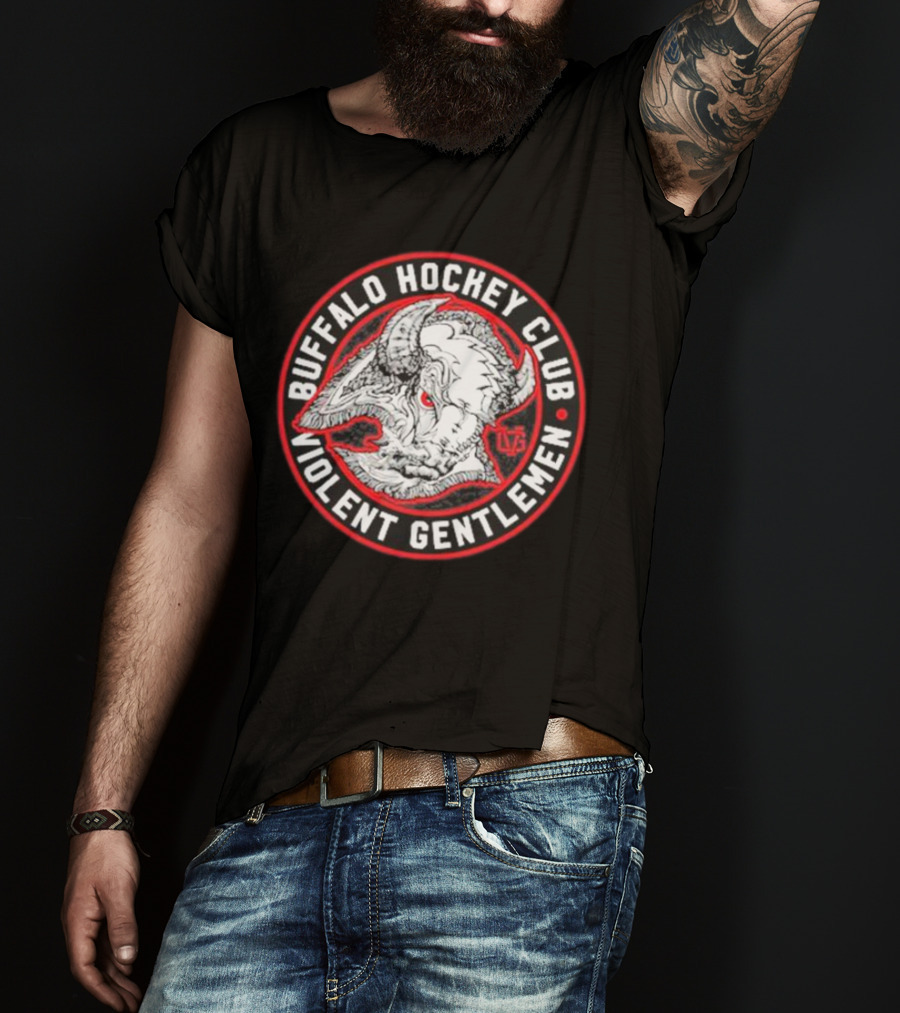 Buffalo Hockey Club Violent Gentlemen VGSkull T-Shirt