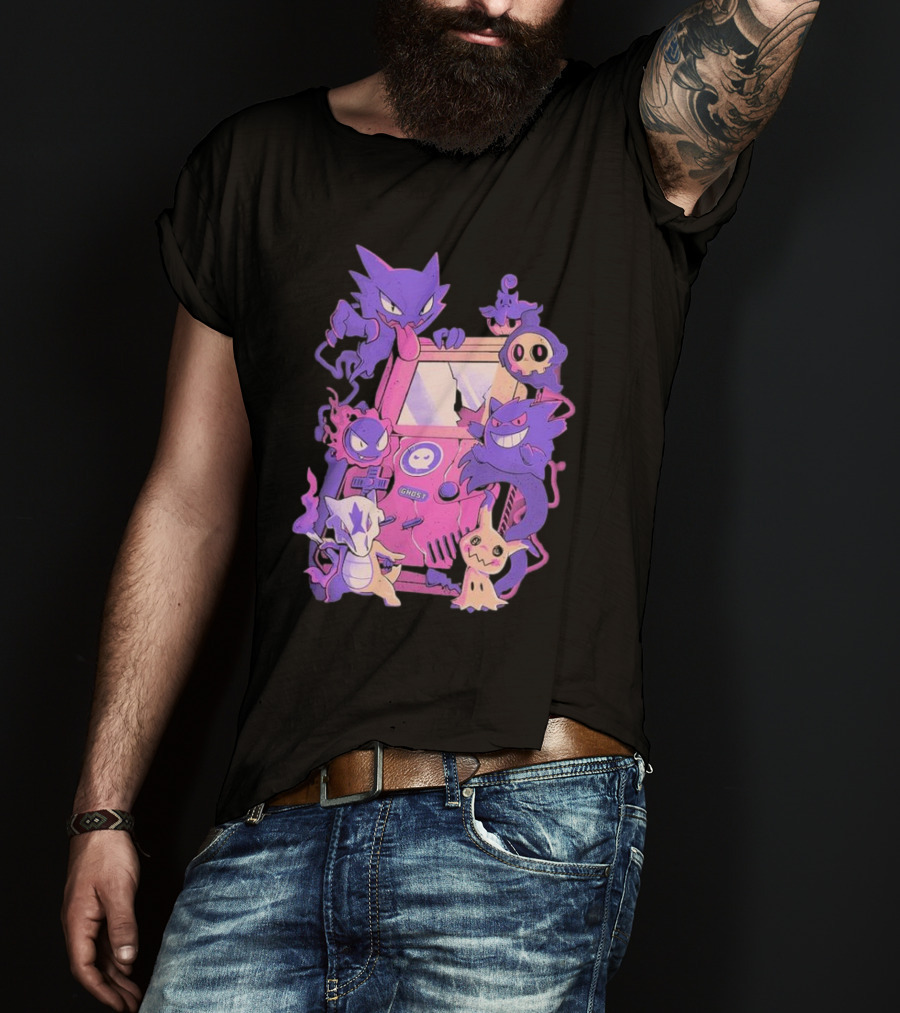 Pokemon Ghost Game Arcade T-Shirt