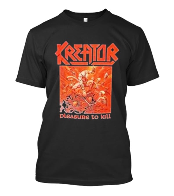 Kreator Pleasure To Kill Album Art Red T-Shirt