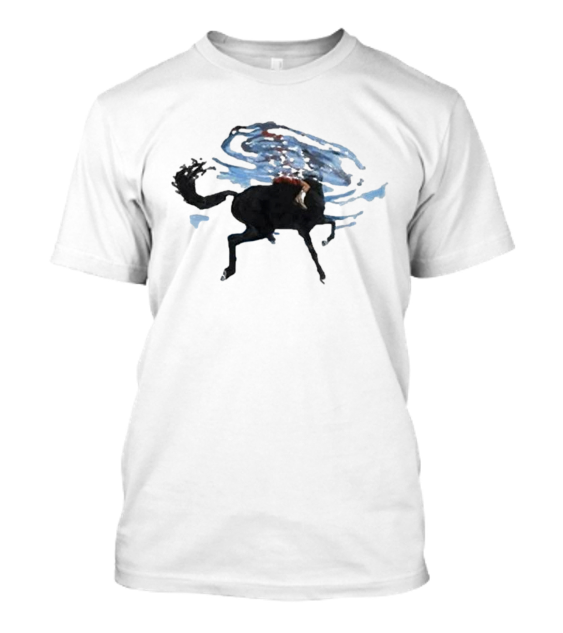 Badbunny Horse Underwater Scene T-Shirt
