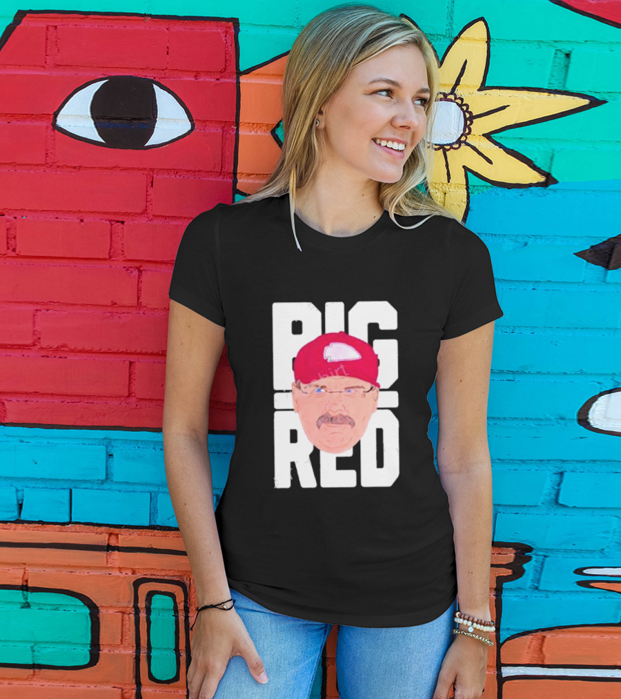 Lexiosborne Bellboy Big Red Cap And Mustache T-Shirt