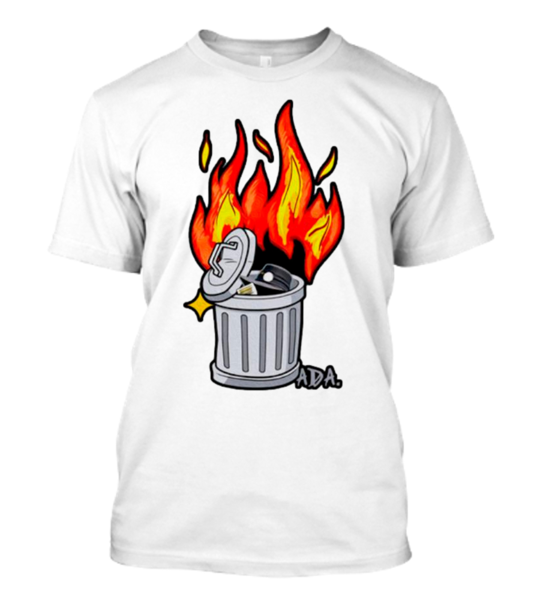 Pittsburgh Pictionary Trash Fire ADA Flames T-Shirt