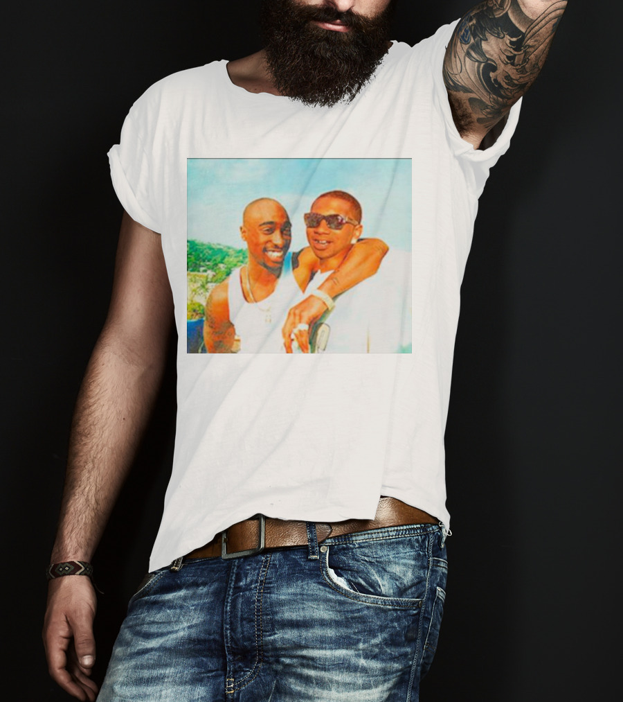 Tupac X Lil B Friendship Vibes T-Shirt