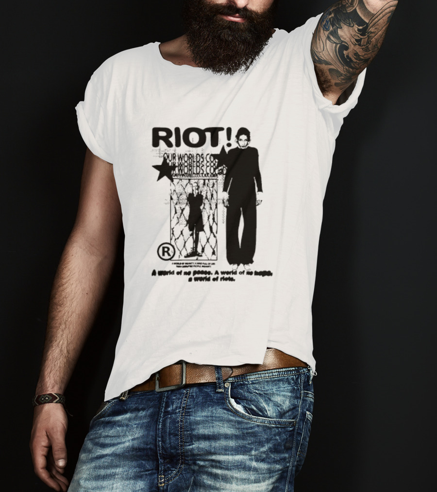 RIOT Our Worlds Could No Peace No Hope T-Shirt