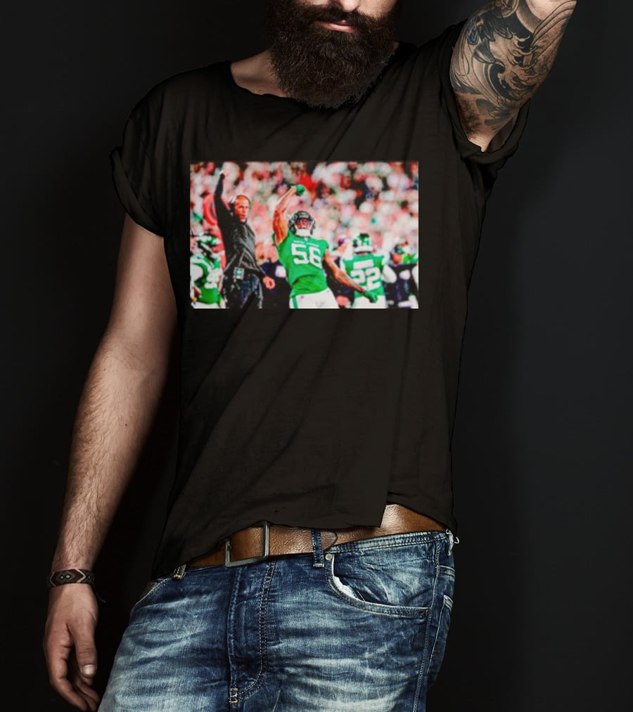 Quincy Williams And Rob Saleh New York Jets Victory T-Shirt