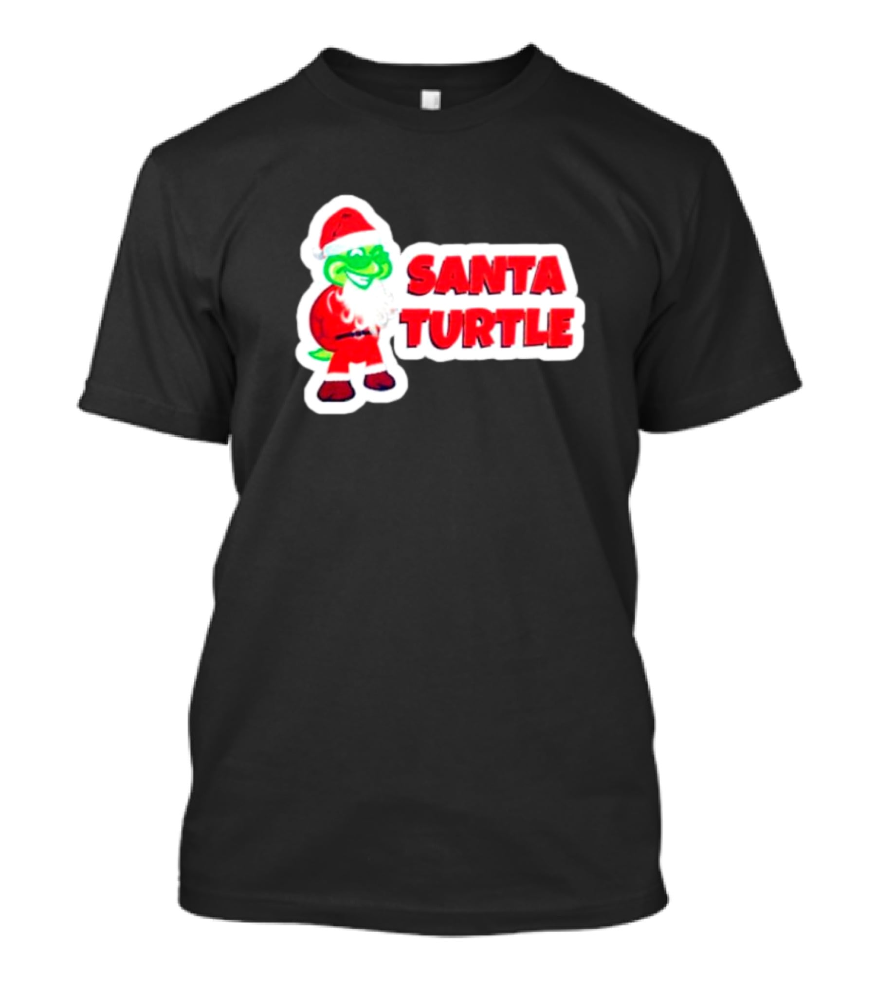 Santa Turtle Christmas Cheer T-Shirt