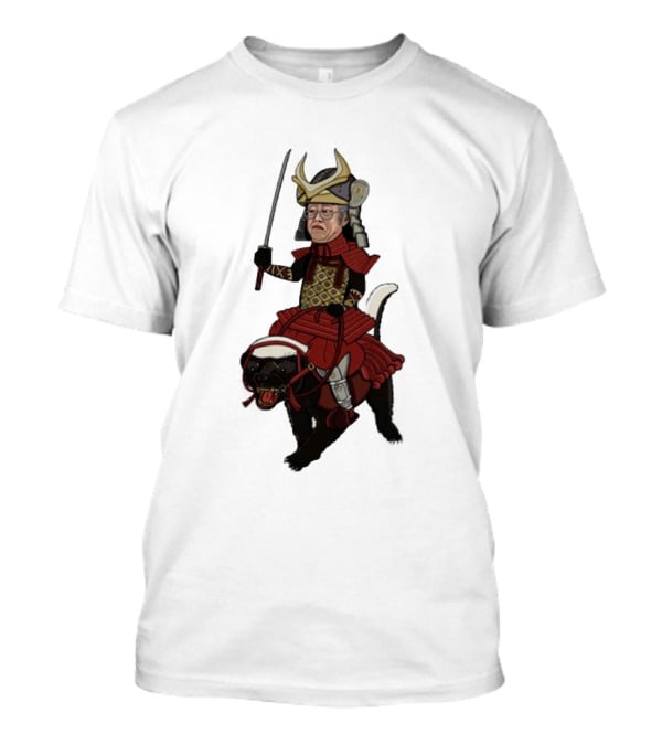 Samurai Satoshi Riding Armored Animal T-Shirt