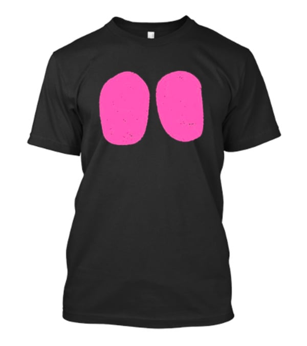 Night Rider Eyes Neon Pink Ovals T-Shirt
