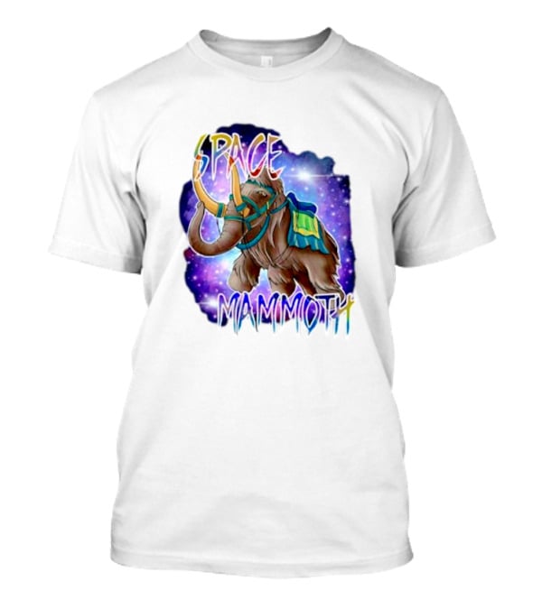 Space Mammoth Cosmic Adventure T-Shirt