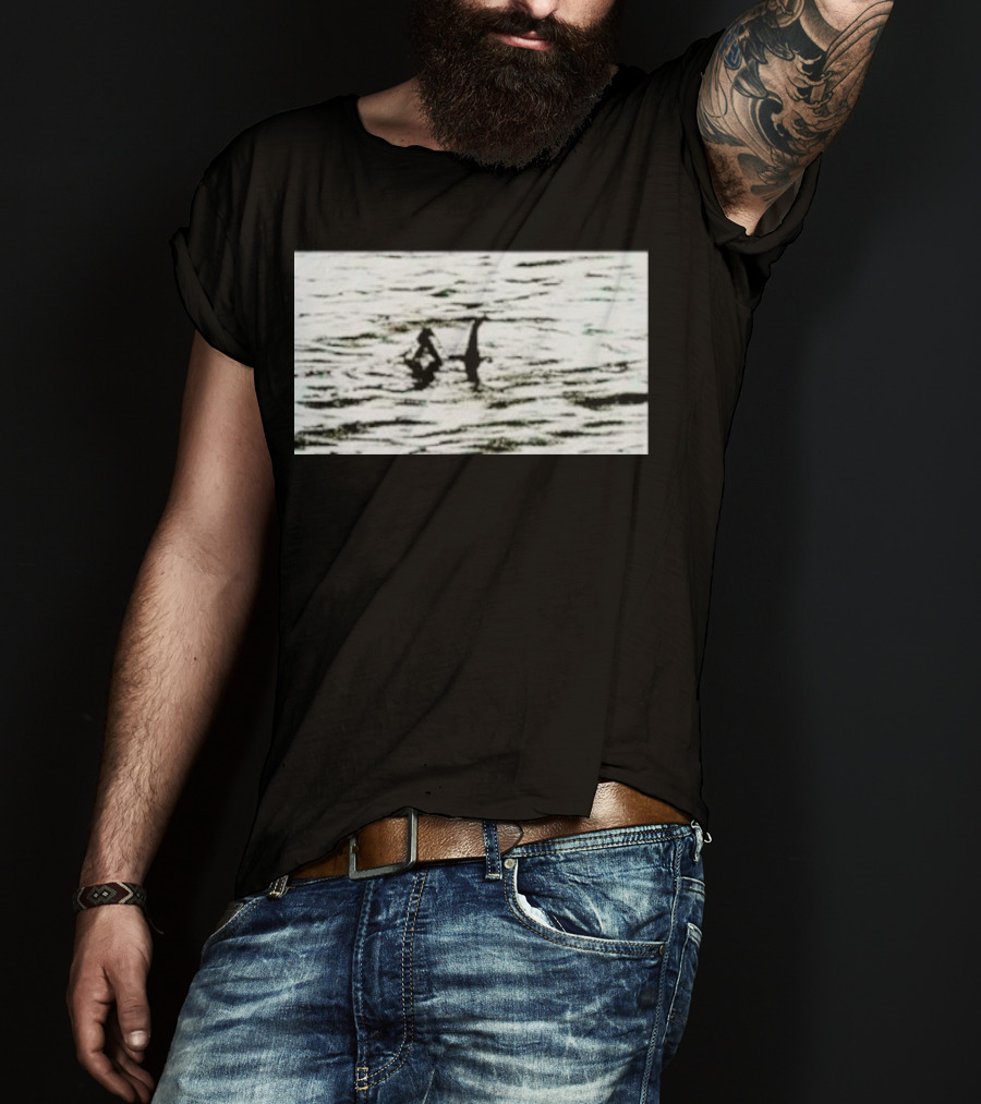 Louis Wearing Palace Nessie Surfers On Loch Ness Monster T-Shirt